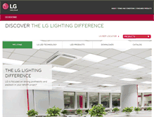 Tablet Screenshot of lglightingus.com